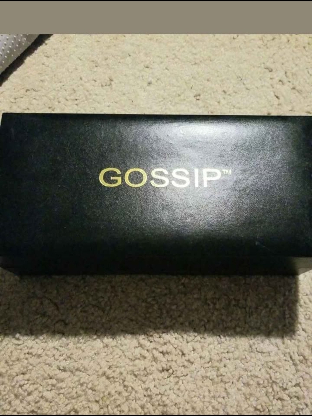 Gossip Black Box with Gold Logo